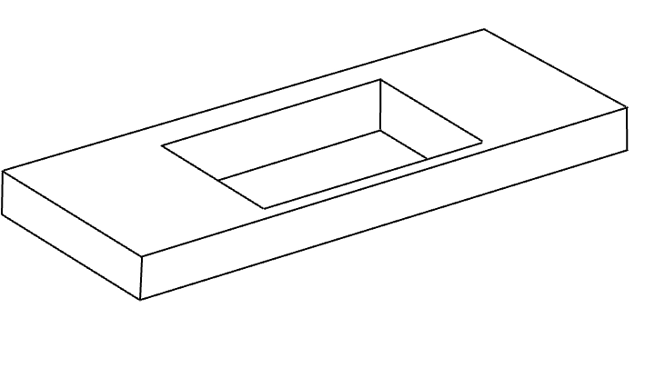 Håndvask til bordplade taxon filter