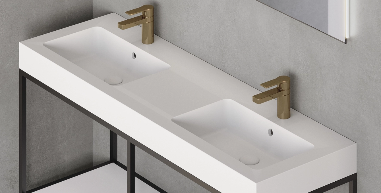 Custom made vanity unit