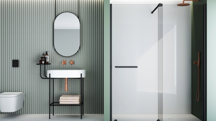 Image Paroi et porte de Douche