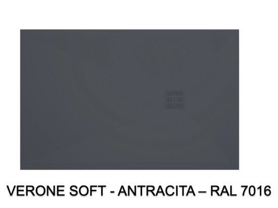 Receveur de douche grande taille Extra plat, Largeur 60 à 220 cm x 60 à 120 cm, dix couleurs aux choix, Résine anti glissant PN22, finition ardoise, LIVRAISON OFFERTE et rapide