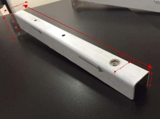 Discreet mounting brackets