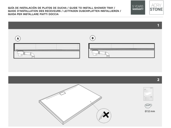 Installer un bac a douche extra plat, choisir la configuration qui convient le mieux : en pose sur chape, encastré dans la chape, ou en pose sur une rehausse.