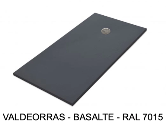Receveur de douche, haut de gamme, Largeur 65 à 210 X 65 à 100 cm, résine pleine masse, finition lisse anti ardoise PN18, Garantie 5 ans, Livraison rapide et offerte