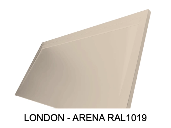 Receveur de douche extra plat, grande taille, caniveau, évacuation grande largeur : L. 110 à 300 cm x l. 70 à 100 cm, résine Akrytan® anti glissant, 10 couleurs, Livraison offerte
