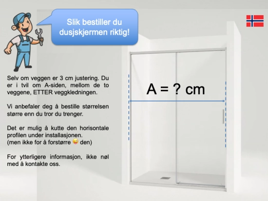 Paroi de douche coulissante, L. 95 à 200 cm, Hauteur 195 cm, STOCK DISPONIBLE, verre de sécurité et traité anti-calcaire, finition argent brillant. livraison offerte et rapide.