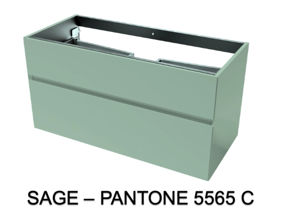 Meuble sous-vasque, finition bois ou couleurs, deux tiroirs à onglet, Largeur 60, 70, 80, 100, 120 et 140 cm, Profondeur 45 cm, Hauteur 55 cm, Stock disponible, LIVRAISON OFFERTE