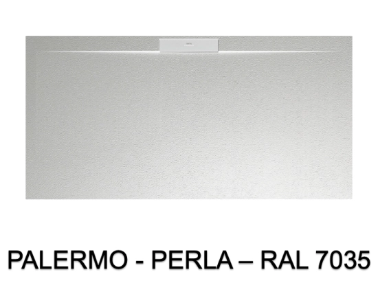 Receveur de douche caniveau Extra plat, Largeur 100 à 200 cm x 75 à 100 cm, dix couleurs aux choix, Résine anti glissant PN22, finition ardoise, LIVRAISON OFFERTE et rapide