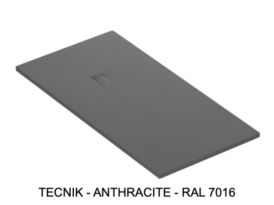 Receveur de douche, sur mesure ou re-coupable, largeur 65 à 210 cm X 65 à 100 cm, Garantie 5 ans, résine pleine masse PN24 de couleurs, LIVRAISON RAPIDE, OFFERTE