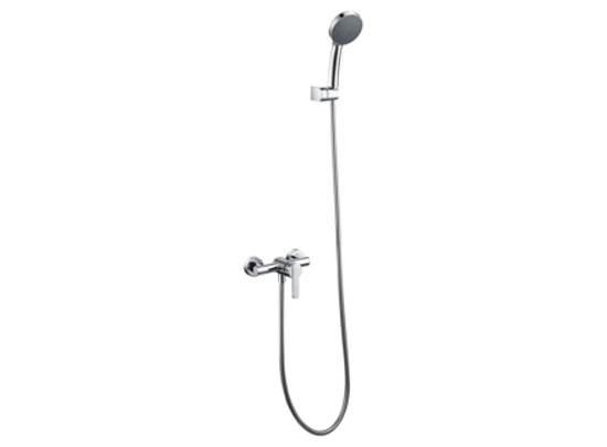 Ensemble de douche composé d'un mitigeur et d'une colonne de douche chromée. Cet ensemble de barre de douche offre un design élégant. GARANTIE 5 ANS, LIVRAISON OFFERTE 5 à 6 Jours