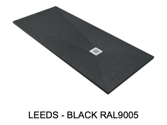 Receveur de douche, sur mesure : Largeur 100 à 210 cm x l. 70 à 110 cm. Bac à douche en résine Akrytan® anti glissant, finition lisse, 10 couleurs, Livraison offerte et rapide
