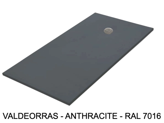 Receveur de douche, haut de gamme, Largeur 65 à 210 X 65 à 100 cm, résine pleine masse, finition lisse anti ardoise PN18, Garantie 5 ans, Livraison rapide et offerte