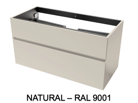 Meuble sous-vasque, finition bois ou couleurs, deux tiroirs à onglet, Largeur 60, 70, 80, 100, 120 et 140 cm, Profondeur 45 cm, Hauteur 55 cm, Stock disponible, LIVRAISON OFFERTE