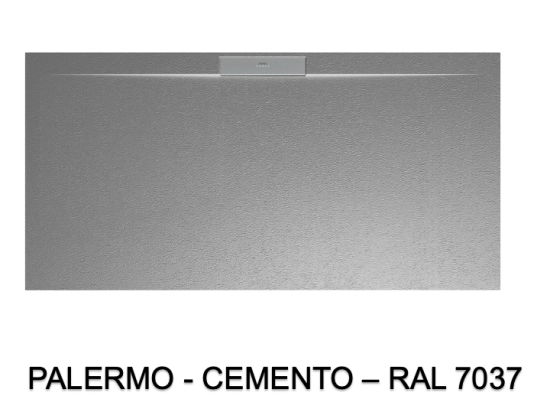 Receveur de douche caniveau Extra plat, Largeur 100 à 200 cm x 75 à 100 cm, dix couleurs aux choix, Résine anti glissant PN22, finition ardoise, LIVRAISON OFFERTE et rapide