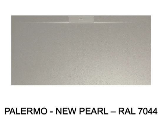 Receveur de douche caniveau Extra plat, Largeur 100 à 200 cm x 75 à 100 cm, dix couleurs aux choix, Résine anti glissant PN22, finition ardoise, LIVRAISON OFFERTE et rapide