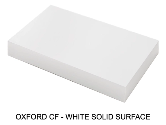 Plan de toilette suspendu, pour vasque à poser, L 50 à 201 x P 30 à 51 cm, finition lisse mate, 10 couleurs au choix, Anti bactérien, résine Akrytan®, Livraison Offerte.