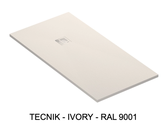 Receveur de douche, sur mesure ou re-coupable, largeur 65 à 210 cm X 65 à 100 cm, Garantie 5 ans, résine pleine masse PN24 de couleurs, LIVRAISON RAPIDE, OFFERTE