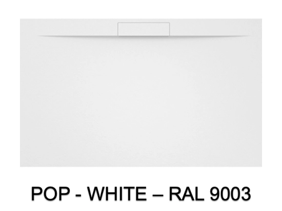 Receveur de douche caniveau, LIVRAISON RAPIDE EN 7-8 JOURS -  Extra plat, Largeur 100 à 200 cm x 70 à 90 cm, couleurs aux choix, Résine anti glissant PN24, finition ardoise