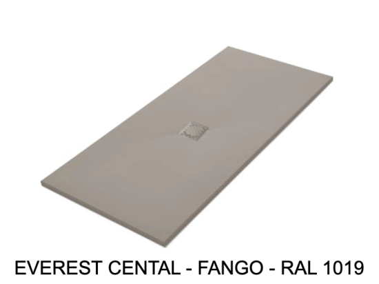 Receveur de douche, bonde centrale, haut de gamme, Largeur 75 à 200 X 75 à 100 cm, résine pleine masse anti glissante PN24, 10 couleurs, Garantie 5 ans, Livraison rapide et offerte