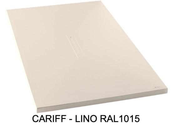 Receveur de douche, sur mesure : Largeur 120 à 200 cm x l. 70 à 100 cm. Bac à douche en résine Akrytan® anti glissant, finition ardoise, 10 couleurs, Livraison offerte et rapide