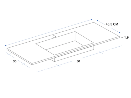 Meuble vasque avec une structure en métal noir lui conférant un style industriel. Le plan vasque blanc apporte une touche contemporaine. Ce meuble de salle de bain est à la fois pratique et esthétique, et s'intègre dans tous les types d'intérieurs.