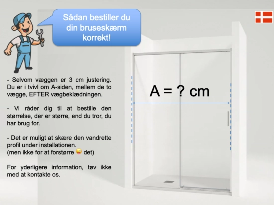 Paroi de douche coulissante, L. 95 à 200 cm, Hauteur 195 cm, STOCK DISPONIBLE, verre de sécurité et traité anti-calcaire, finition argent brillant. livraison offerte et rapide.
