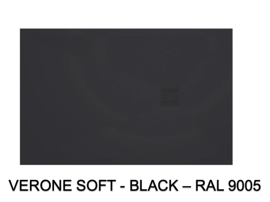 Receveur de douche grande taille Extra plat, Largeur 60 à 220 cm x 60 à 120 cm, dix couleurs aux choix, Résine anti glissant PN22, finition ardoise, LIVRAISON OFFERTE et rapide