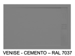 Receveur de douche caniveau Extra plat, Largeur 100 à 220 cm x 65 à 100 cm, dix couleurs aux choix, Résine anti glissant PN22, finition ardoise, LIVRAISON OFFERTE et rapide