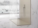 Receveur de douche caniveau, LIVRAISON RAPIDE EN 7-8 JOURS -  Extra plat, Largeur 100 à 200 cm x 70 à 90 cm, couleurs aux choix, Résine anti glissant PN24, finition ardoise