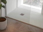 Receveur de douche, sur mesure ou recoupable, STOCK DISPONIBLE, taille 65 à 100 X 65 à 210 cm, Garantie 5 ans, LIVRAISON RAPIDE en 7 à 8 jours, OFFERTE, résine pleine masse PN24.