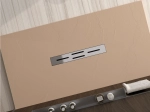Receveur douche évacuation centrale, Largeur 100 à 200 x l. 70 à 100 cm, Résine anti glissant pleine masse, Couleurs, fabrication sur mesure, LIVRAISON OFFERTE