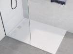 Receveur de douche caniveau Extra plat, Largeur 100 à 220 cm x 65 à 100 cm, dix couleurs aux choix, Résine anti glissant PN22, finition ardoise, LIVRAISON OFFERTE et rapide
