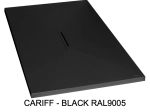 Receveur de douche, sur mesure : Largeur 120 à 200 cm x l. 70 à 100 cm. Bac à douche en résine Akrytan® anti glissant, finition ardoise, 10 couleurs, Livraison offerte et rapide