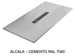 Receveur douche évacuation centrale, Largeur 100 à 200 x l. 70 à 100 cm, Résine anti glissant pleine masse, Couleurs, fabrication sur mesure, LIVRAISON OFFERTE