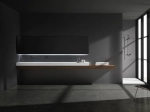 Plan vasque lavabo sur mesure : L 50 à 400 x P 30 à 65 cm, finition lisse mate, 10 couleurs au choix, Anti bactérien, résine Akrytan® teinté dans la masse, Livraison Offerte.