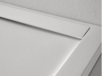 Receveur de douche extra-plat avec une évacuation discrète et élégante : L. 100 à 200 cm x l. 70 à 100 cm, résine Akrytan® anti glissant, 10 couleurs, Livraison offerte et rapide
