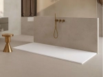 Receveur de douche caniveau Extra plat, Largeur 100 à 200 cm x 75 à 100 cm, dix couleurs aux choix, Résine anti glissant PN22, finition ardoise, LIVRAISON OFFERTE et rapide