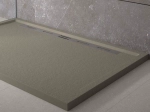 Bac douche italienne design, avec évacuation d'eau dans la largeur, Largeur 120 à 200 x l. 70 à 100 cm, Extra plat, résine minérale anti glissant,  LIVRAISON OFFERT