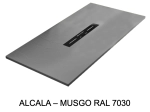 Receveur douche évacuation centrale, Largeur 100 à 200 x l. 70 à 100 cm, Résine anti glissant pleine masse, Couleurs, fabrication sur mesure, LIVRAISON OFFERTE