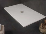 Receveur de douche, bonde centrale, haut de gamme, Largeur 75 à 200 X 75 à 100 cm, résine pleine masse anti glissante PN24, 10 couleurs, Garantie 5 ans, Livraison rapide et offerte