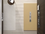 Receveur douche évacuation centrale, Largeur 100 à 200 x l. 70 à 100 cm, Résine anti glissant pleine masse, Couleurs, fabrication sur mesure, LIVRAISON OFFERTE
