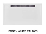 Bac douche italienne design, avec évacuation d'eau dans la largeur, Largeur 120 à 200 x l. 70 à 100 cm, Extra plat, résine minérale anti glissant,  LIVRAISON OFFERT
