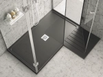 Receveur de douche, sur mesure : Largeur 60 à 300 cm x l. 60 à 150 cm. Bac à douche en résine Akrytan® anti glissant, finition lisse, 10 couleurs, Livraison offerte et rapide