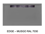 Bac douche italienne design, avec évacuation d'eau dans la largeur, Largeur 120 à 200 x l. 70 à 100 cm, Extra plat, résine minérale anti glissant,  LIVRAISON OFFERT