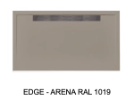 Bac douche italienne design, avec évacuation d'eau dans la largeur, Largeur 120 à 200 x l. 70 à 100 cm, Extra plat, résine minérale anti glissant,  LIVRAISON OFFERT