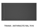 Receveur douche évacuation caniveau, Largeur 100 à 200 x l. 80 à 100 cm, Résine anti glissant pleine masse, Couleurs, fabrication sur mesure, LIVRAISON OFFERTE