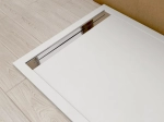 Receveur douche évacuation caniveau, Largeur 100 à 200 x l. 80 à 100 cm, Résine anti glissant pleine masse, Couleurs, fabrication sur mesure, LIVRAISON OFFERTE