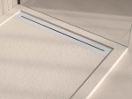 Receveur douche évacuation caniveau, Largeur 100 à 200 x l. 80 à 100 cm, Résine anti glissant pleine masse, Couleurs, fabrication sur mesure, LIVRAISON OFFERTE