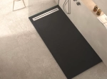 Receveur douche évacuation caniveau, Largeur 100 à 200 x l. 80 à 100 cm, Résine anti glissant pleine masse, Couleurs, fabrication sur mesure, LIVRAISON OFFERTE