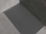 Receveur de douche extra-plat avec une évacuation discrète et élégante : L. 100 à 200 cm x l. 70 à 100 cm, résine Akrytan® anti glissant, 10 couleurs, Livraison offerte et rapide