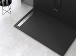Receveur de douche caniveau, LIVRAISON RAPIDE EN 7-8 JOURS -  Extra plat, Largeur 100 à 200 cm x 70 à 90 cm, couleurs aux choix, Résine anti glissant PN24, finition ardoise